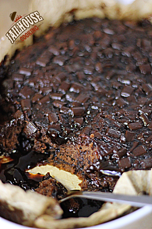 Schokoladen Fudge Kuchen 